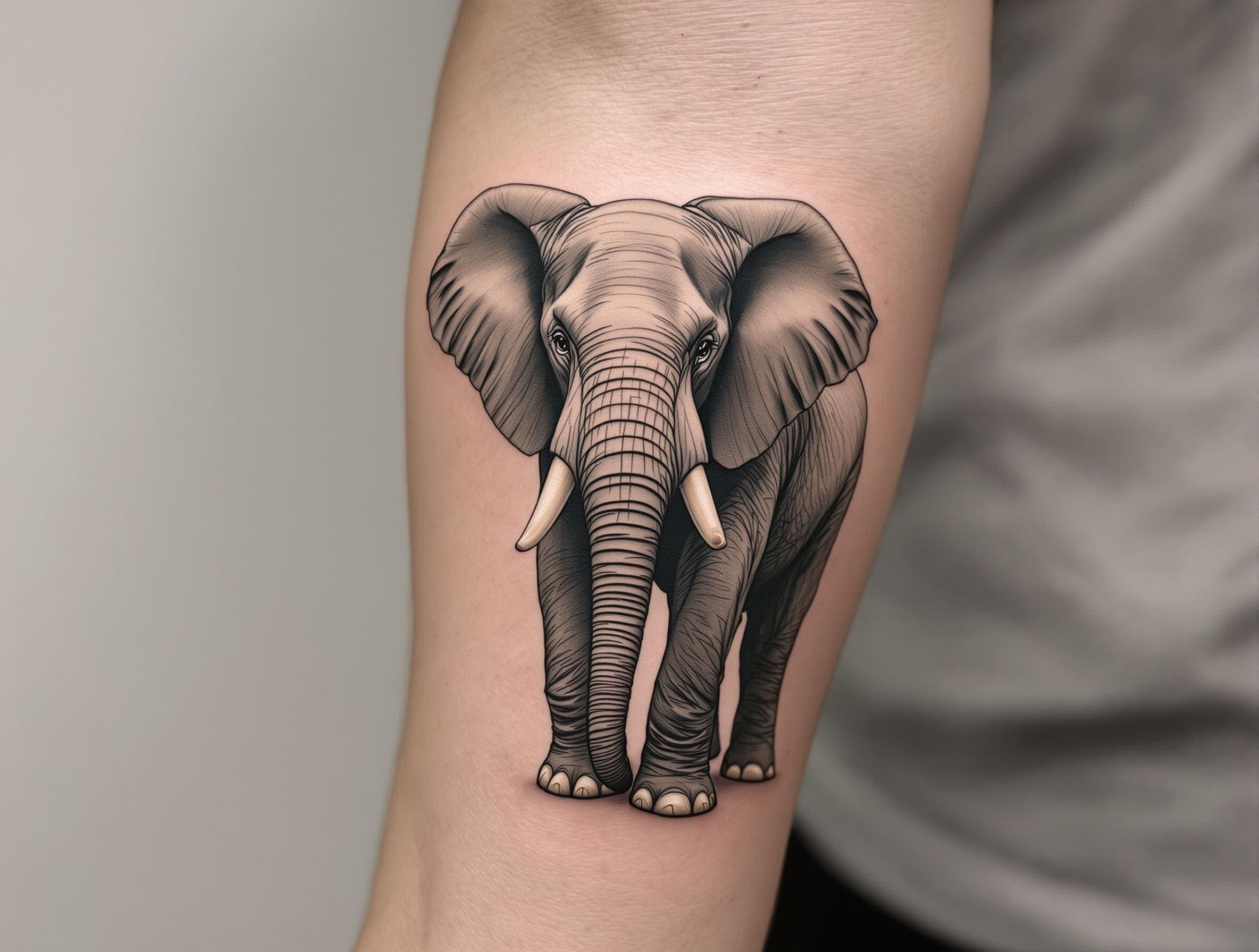Tattoo Design Elephant