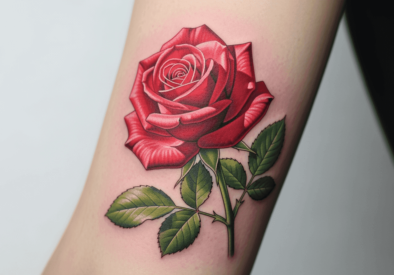 Tattoo Design Rose