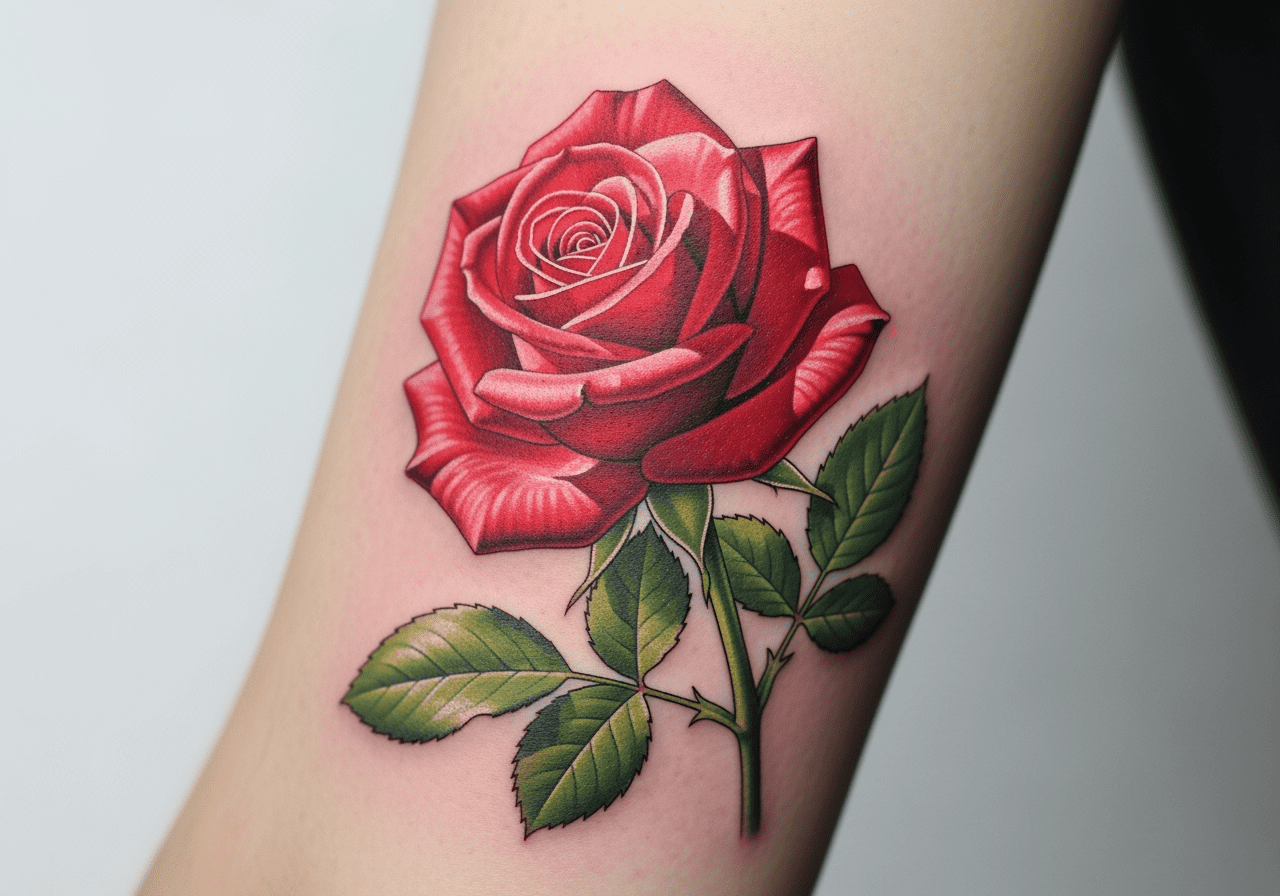 Tattoo design Rose